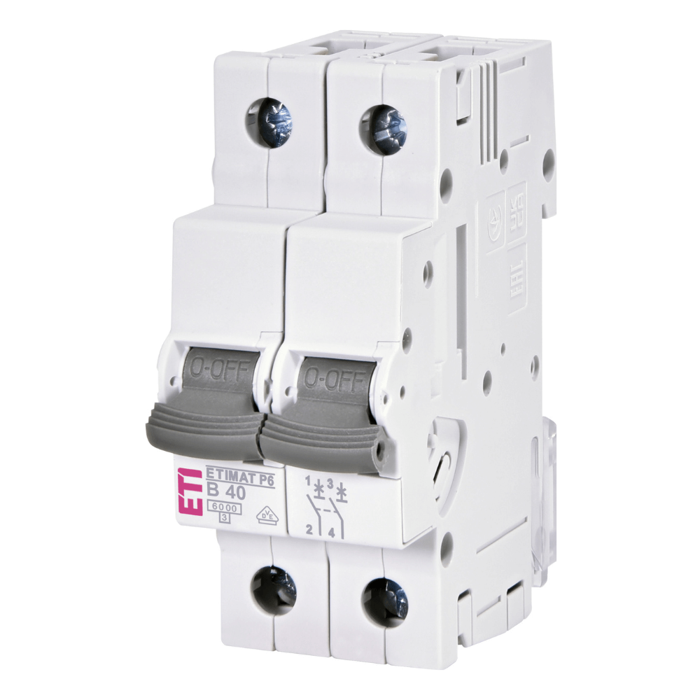 Siguranta automata ETIMAT P6 2p B40 - ETI 001900214
