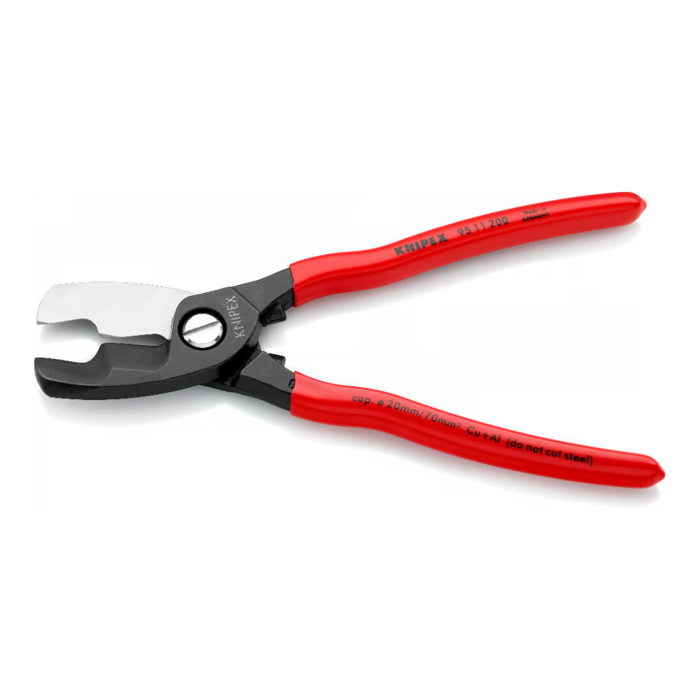 Cleste cu tais dublu pentru conductori electrici Knipex 95 11 200 [2]