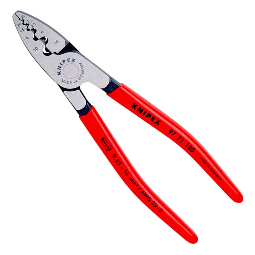Cleste de sertizare ferule - Knipex 97 71 180