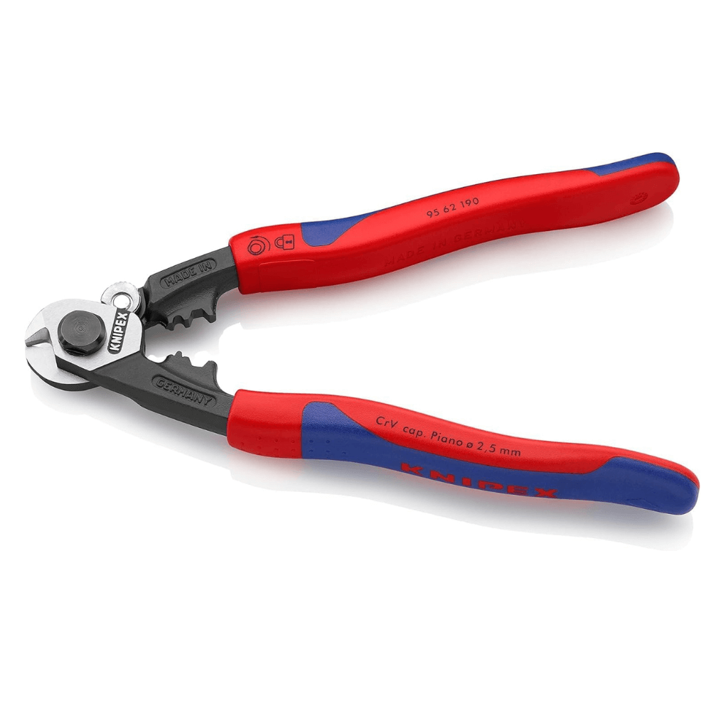 Cleste forjat tip foarfeca pentru cabluri de sarma - Knipex 95 62 190 [3]