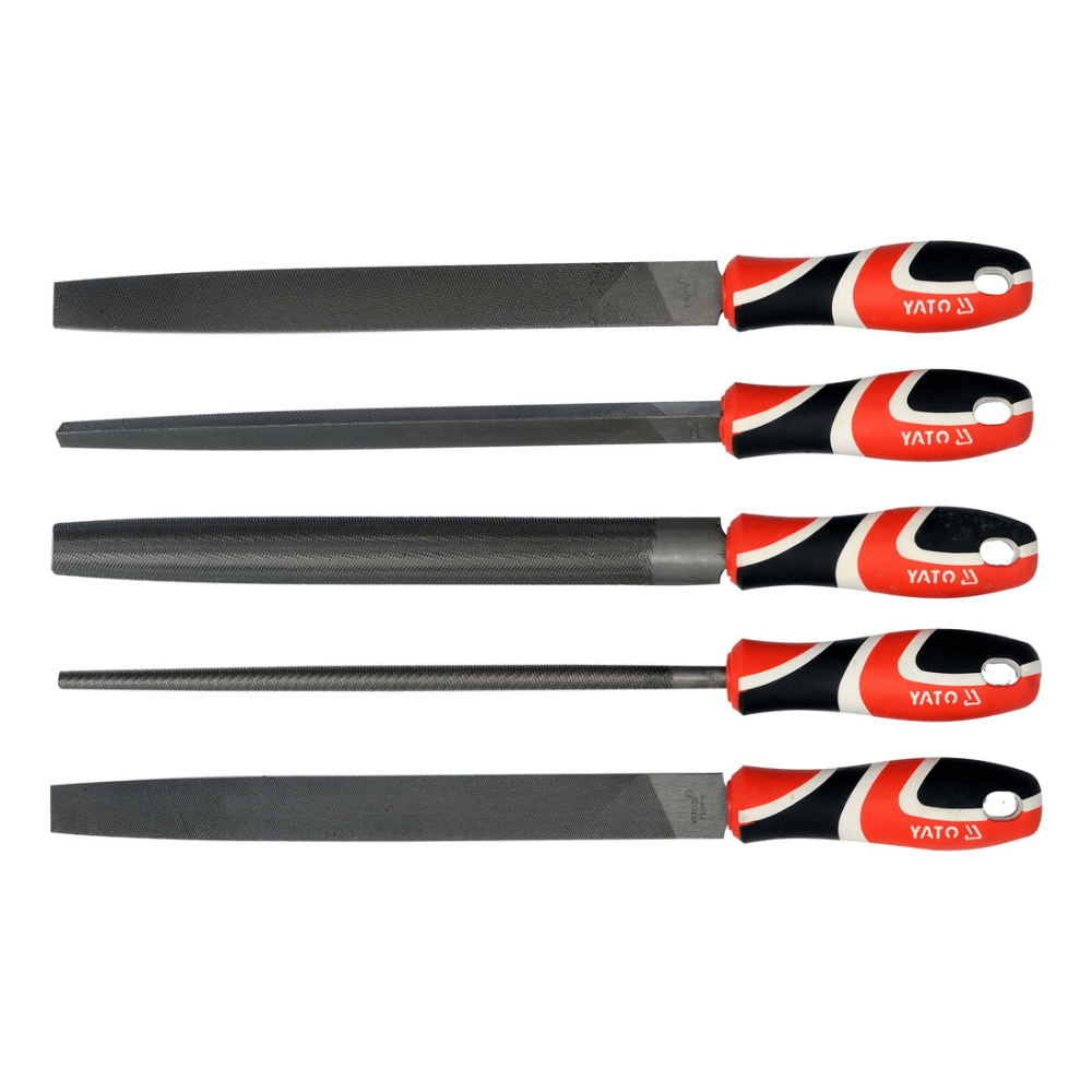 Set 5 pile din otel calit pentru lacatuserie Yato YT-6238