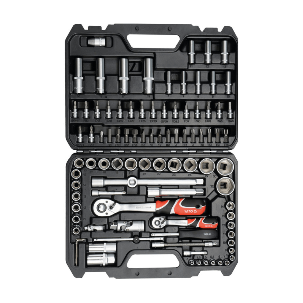 Trusa tubulare 1 2  -1 4   94 piese - Yato YT-12681