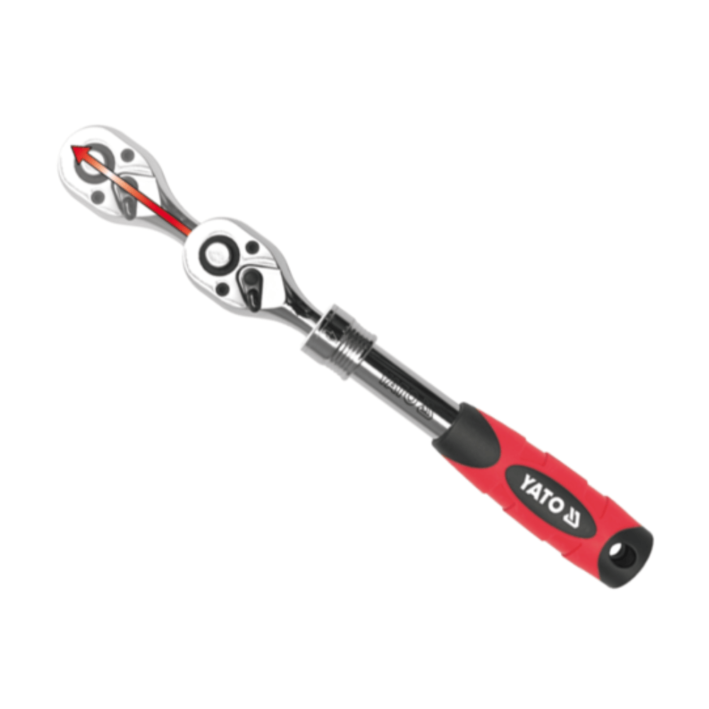 Cheie cu clichet extensibila 72 de dinti, 1/2" - YATO YT-0299 [5]