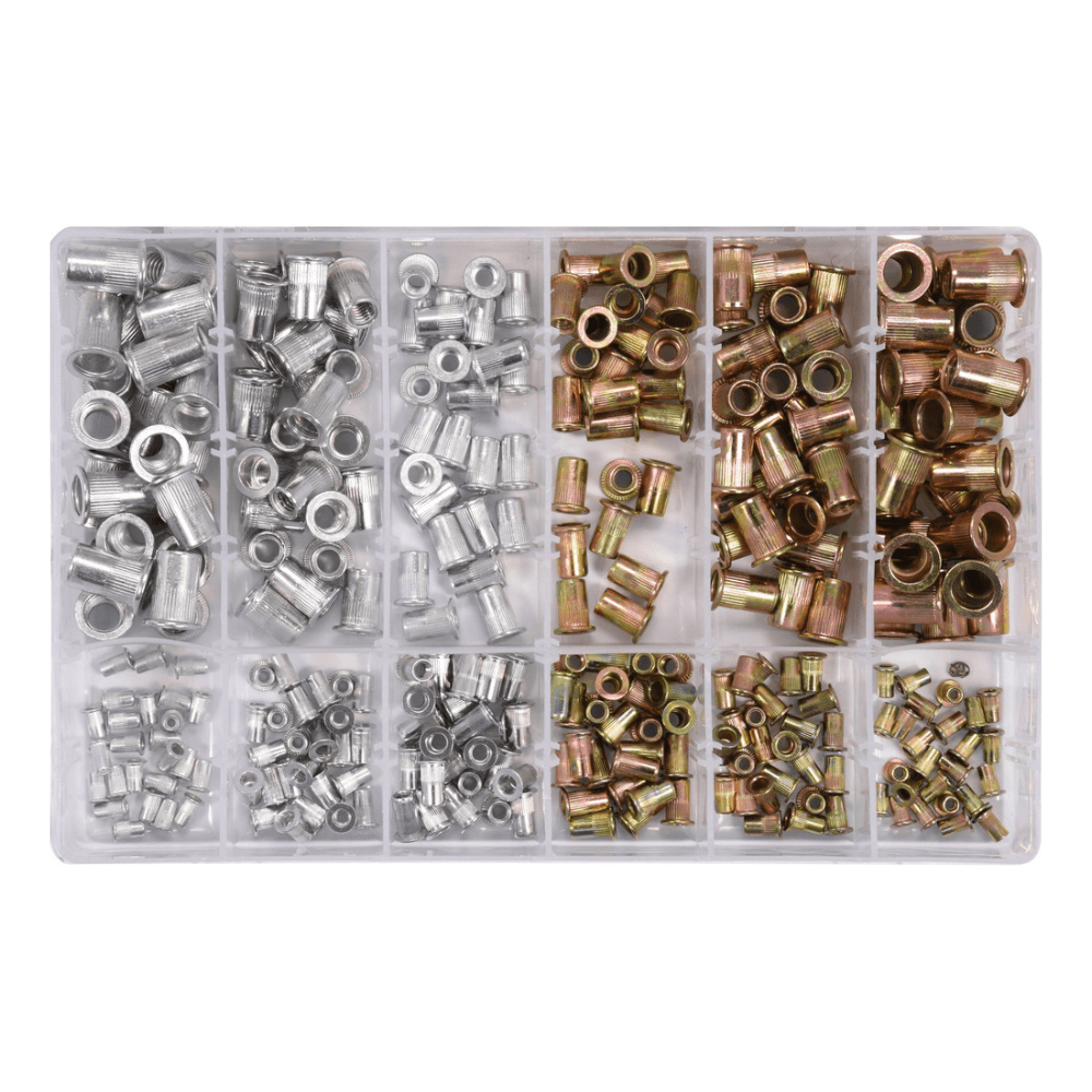 Set 300 buc piulite nituibile M3-M10 din otel si aluminiu - YATO YT-36480