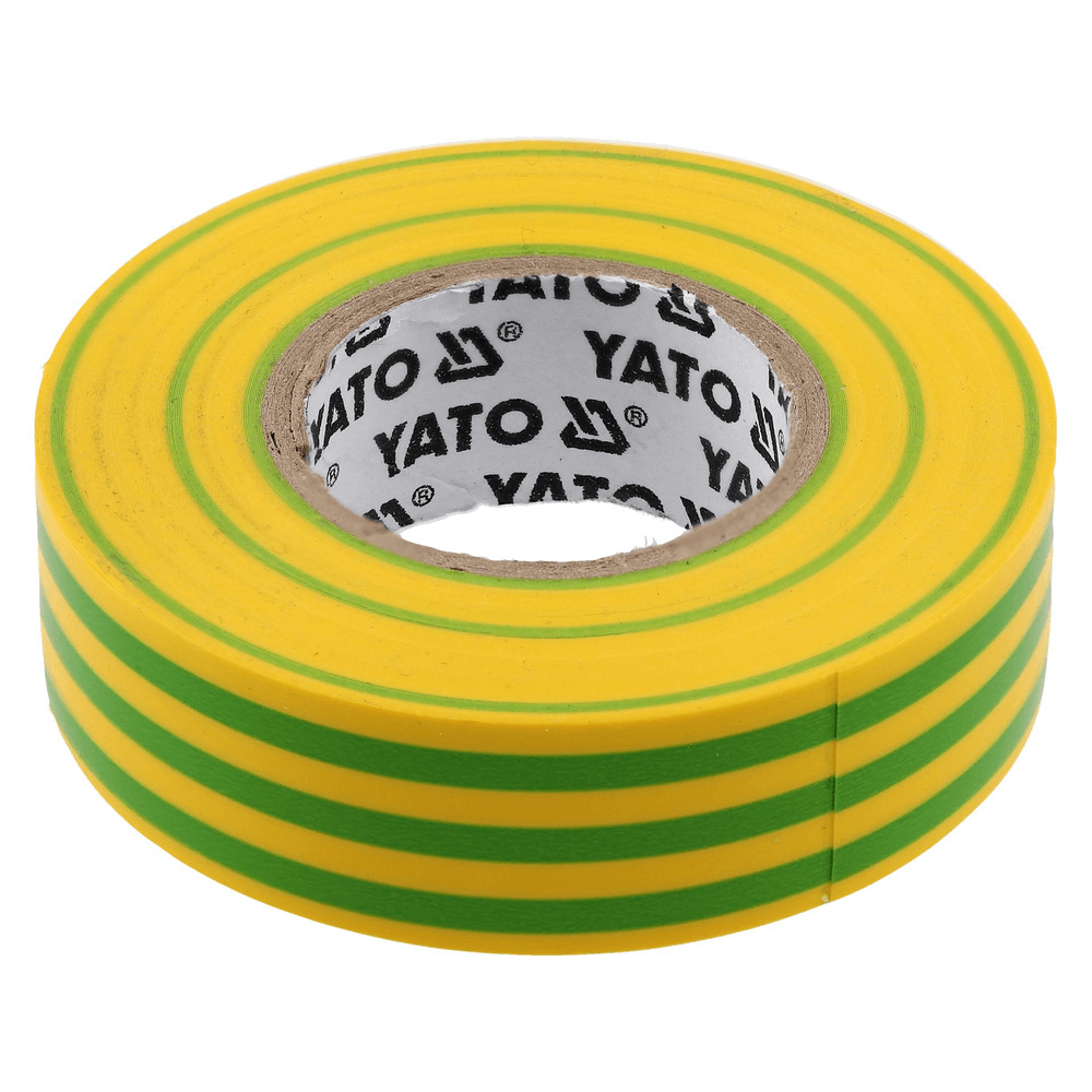 Banda izolatoare PVC galben-verde 19mmx20mx0,13mm - YATO YT-81655