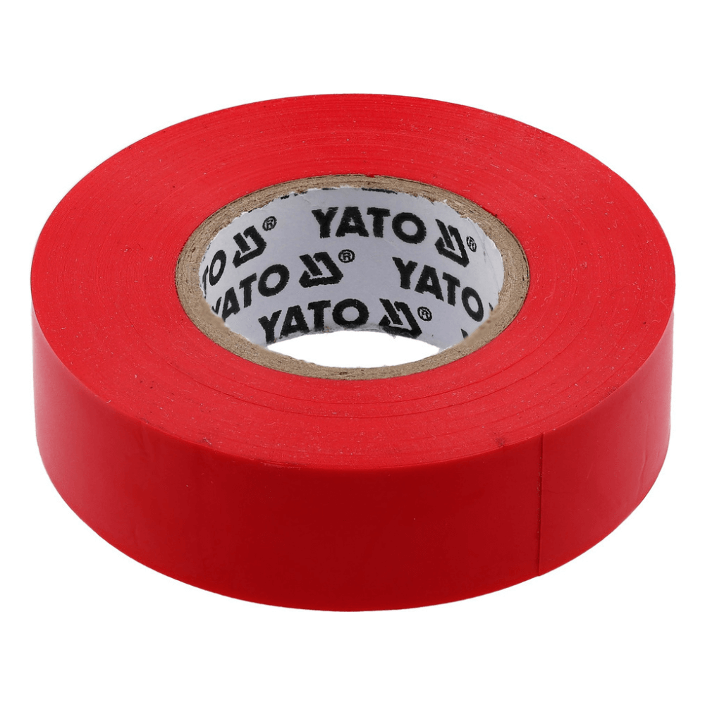 Banda izolatoare PVC rosie 19mmx20mx0,13mm - YATO YT-8166