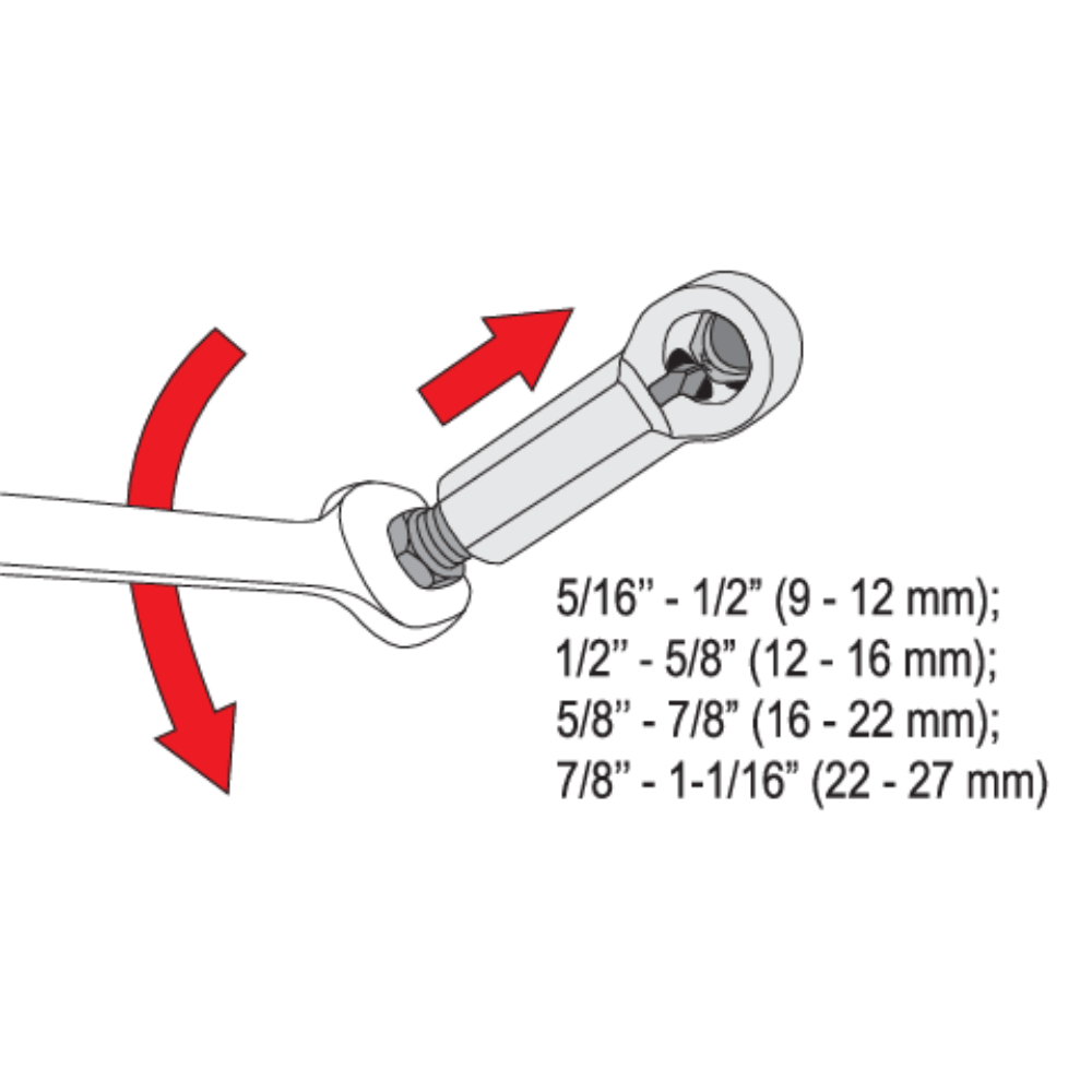 Set unelte pentru spart piulite 4 piese - YATO YT-0585 [2]