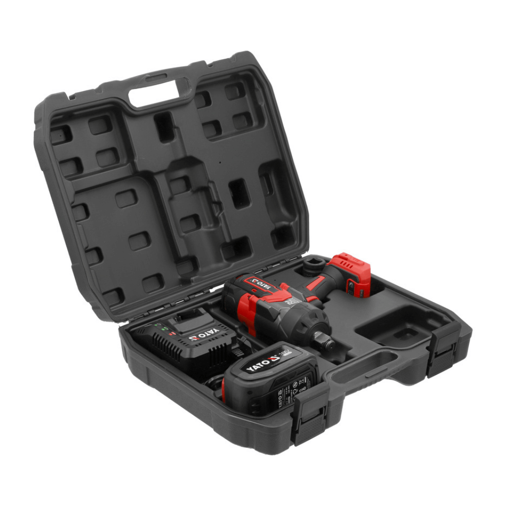Pistol de impact 18V 3/4'' 2400NM cu acumulator 1x6AH - YATO YT-828073 [6]