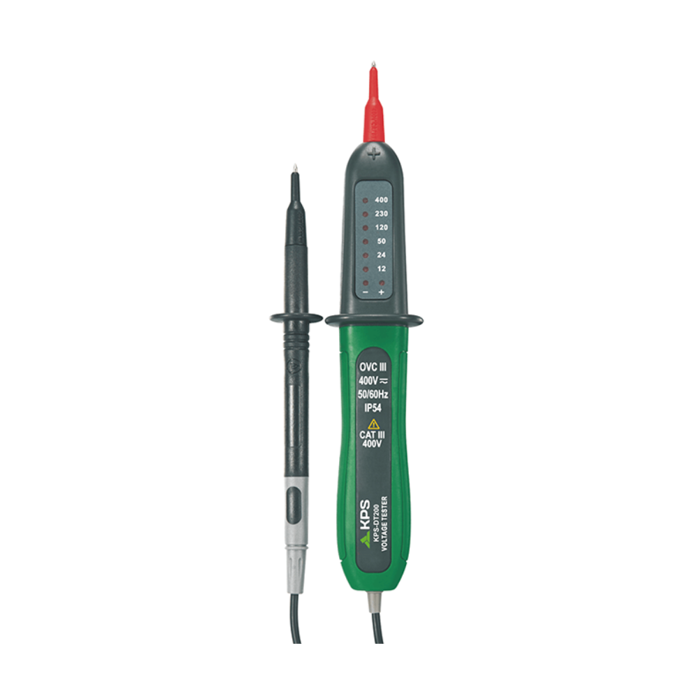 Tester tensiune cu 2 poli 12,  400,  V AC DC ,   KPS DT200