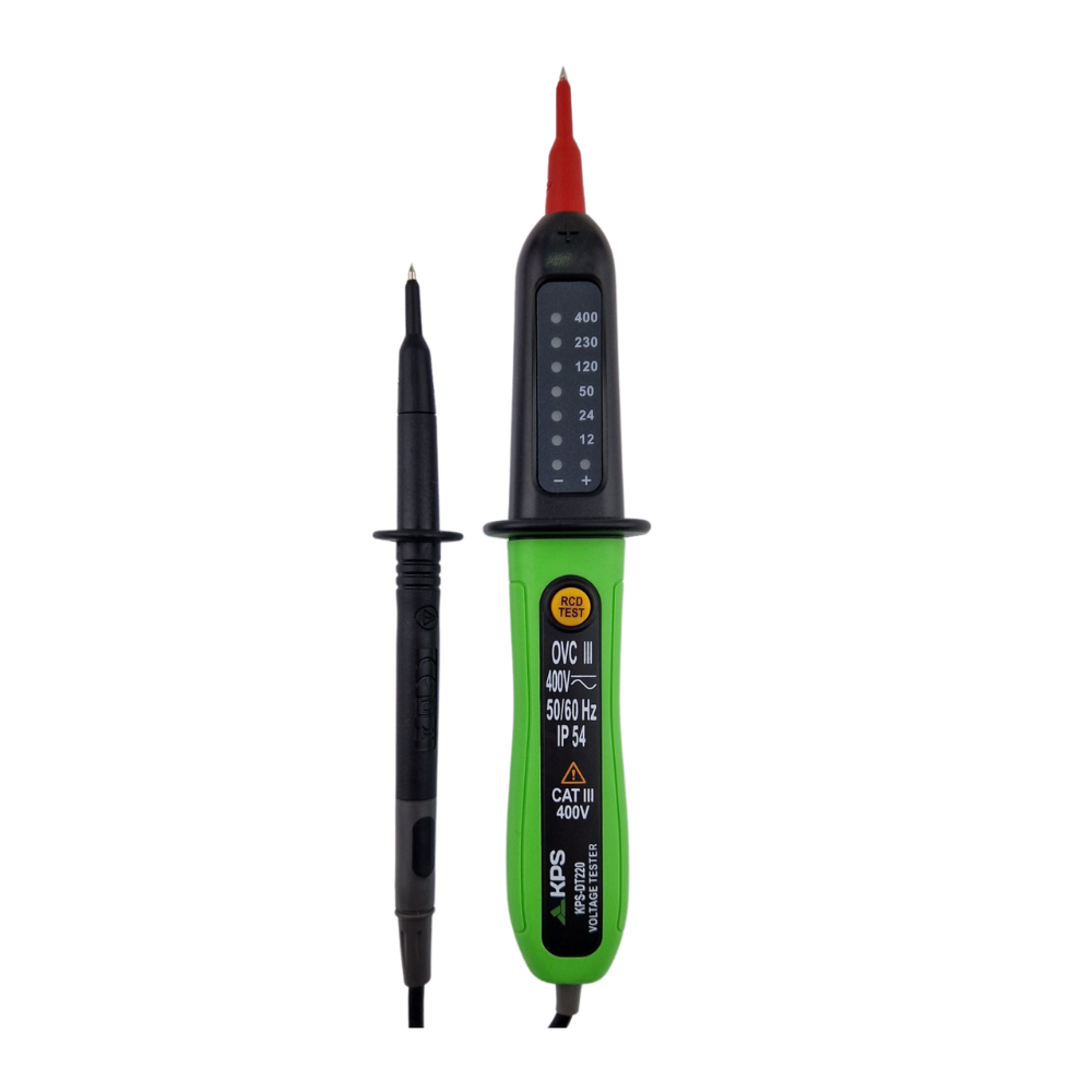 Tester tensiune 12-690V AC DC cu functie RCD - KPS DT220