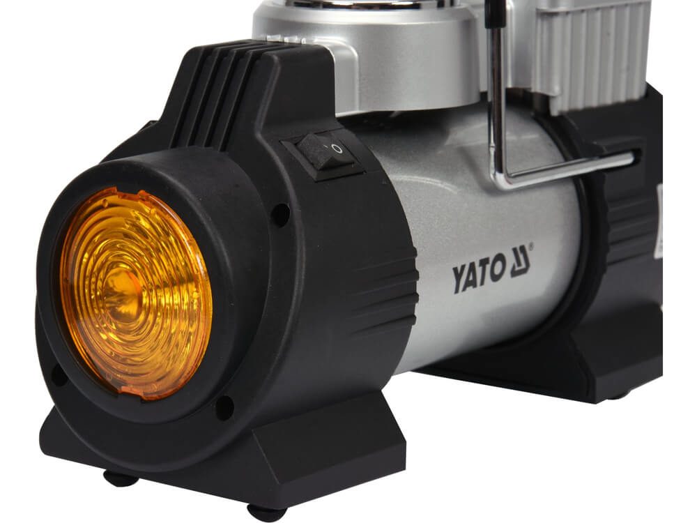 Compresor auto Yato YT-73460 180W cu presiune de 10 bar si lampa LED [2]
