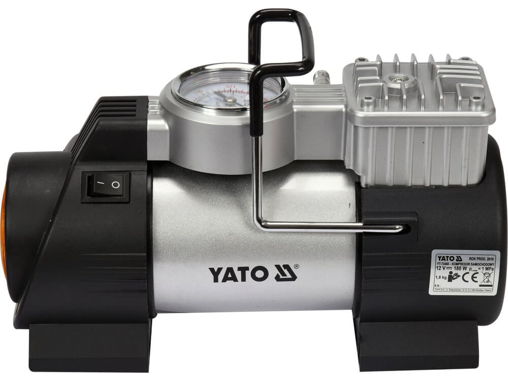 Compresor auto Yato YT-73460 180W cu presiune de 10 bar si lampa LED [3]