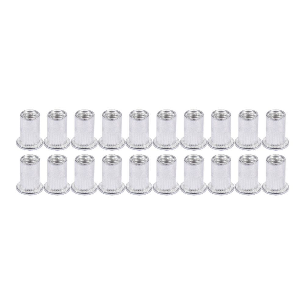 Set 20 piulite nituibile M6 YATO YT-36454 din aluminiu cu lungimea de 14 mm