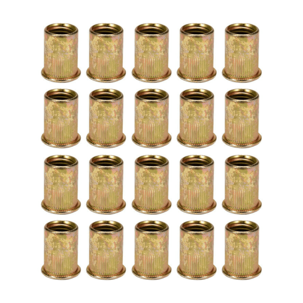 Set 20 piulite nituibile 15mm M6 din otel Yato YT-36473