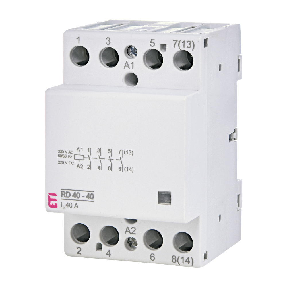 Contactor modular RD 40-40-230V AC DC ETI 002464018