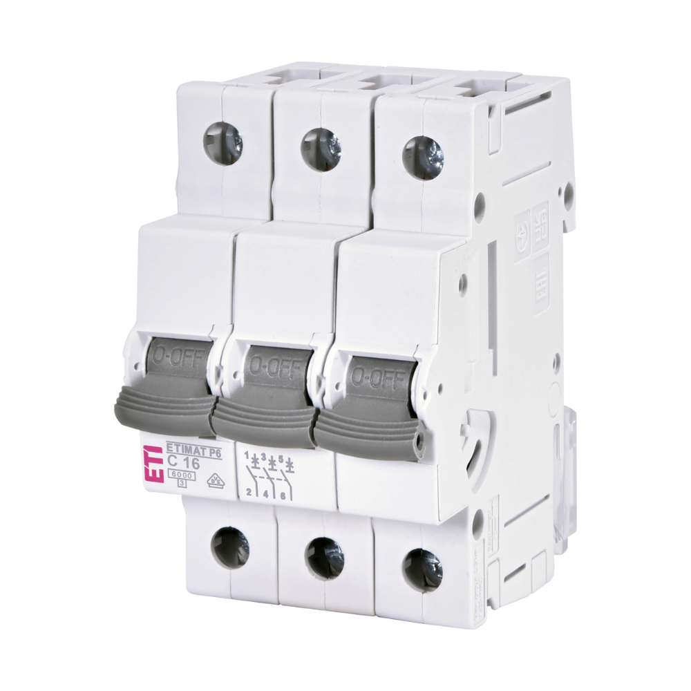 Intrerupator de circuit ETIMAT P6 3P C16 230V 400V ETI 001900330
