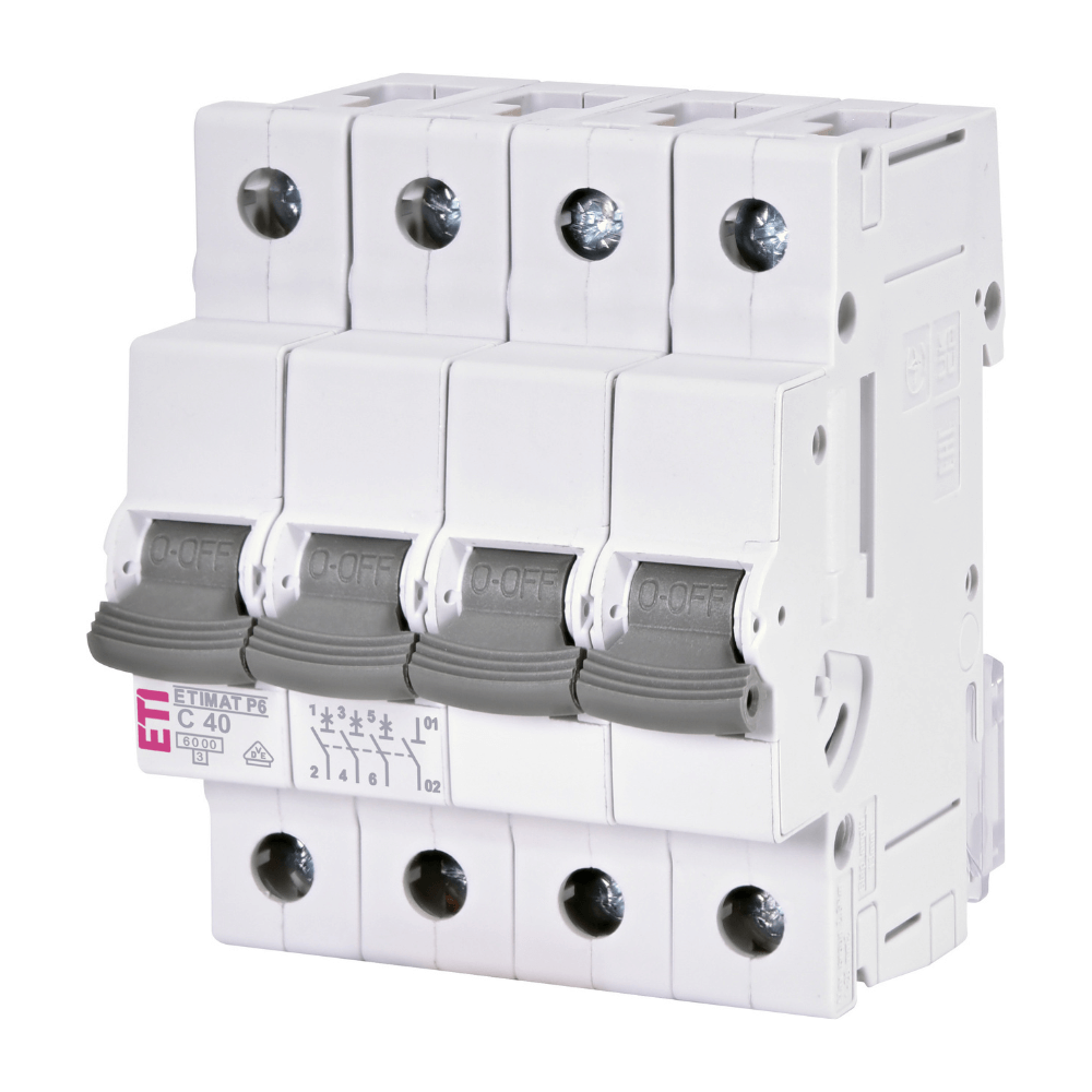 Modul de protectie automat ETIMAT P6 3P+N C40 25mm ETI 001900434