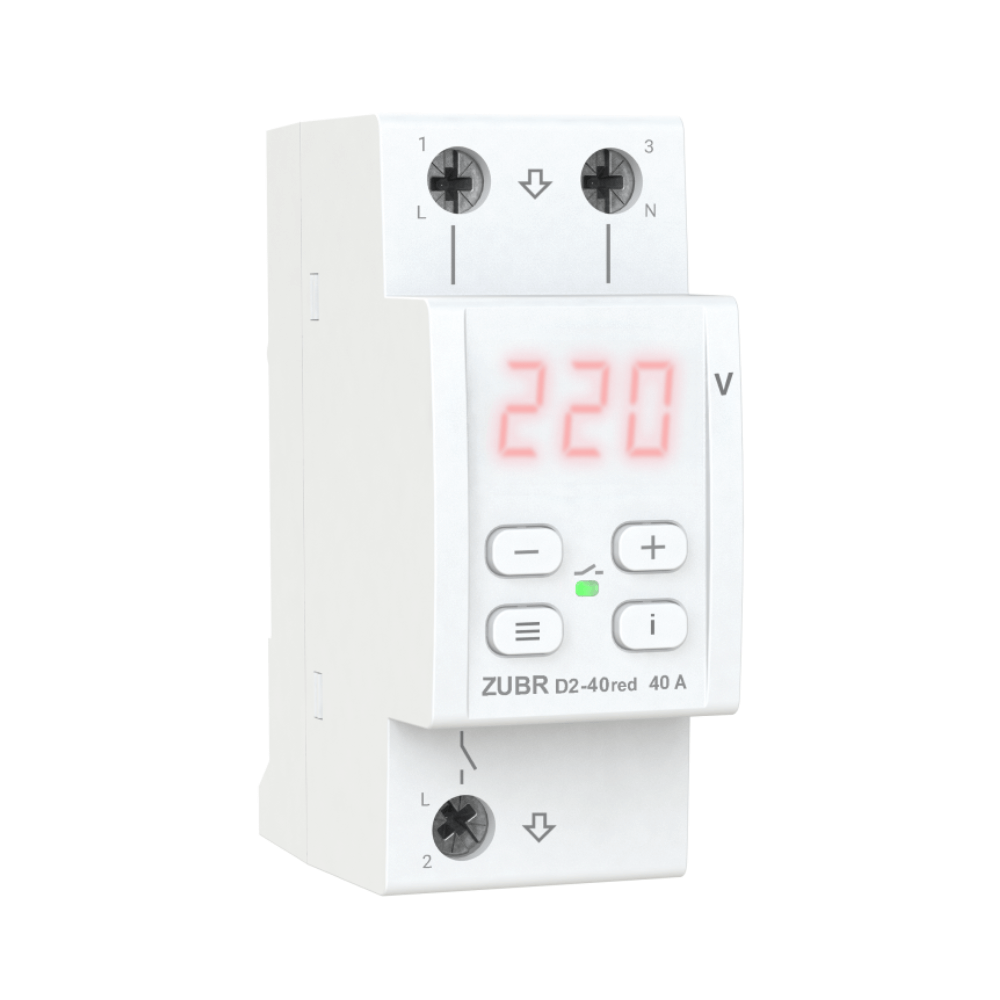 Modul control tensiune automata ZUBR D2-40 red 40A cu protectie termica