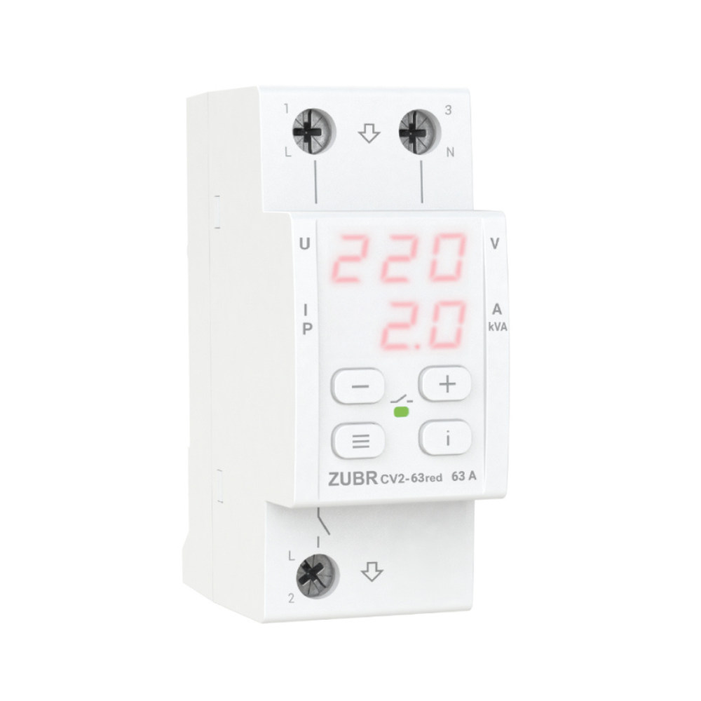 Siguranta electrica automata ZUBR CV2-63 Red cu functie TrueRMS