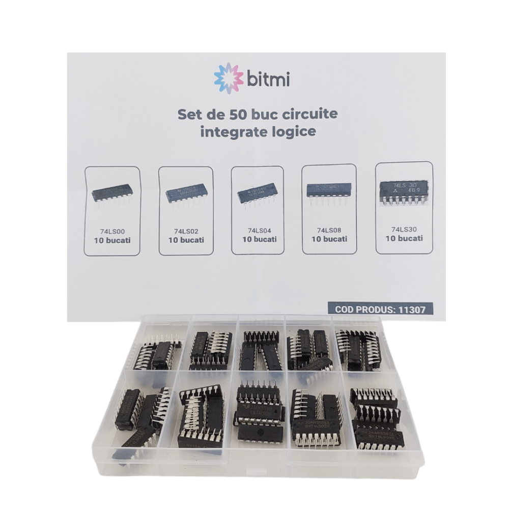 Set de 50 buc circuite integrate logice, Bitmi 11307