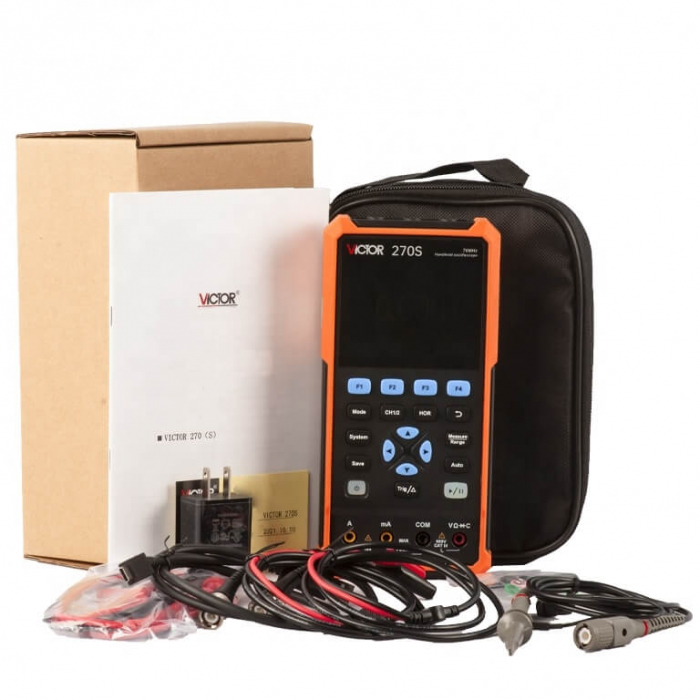 Osciloscop digital portabil 3 in 1 cu 2 canale 70 MHz Victor 270S [4]