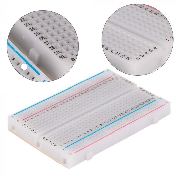 Breadboard 400 puncte pentru montaje electronice rapide [2]
