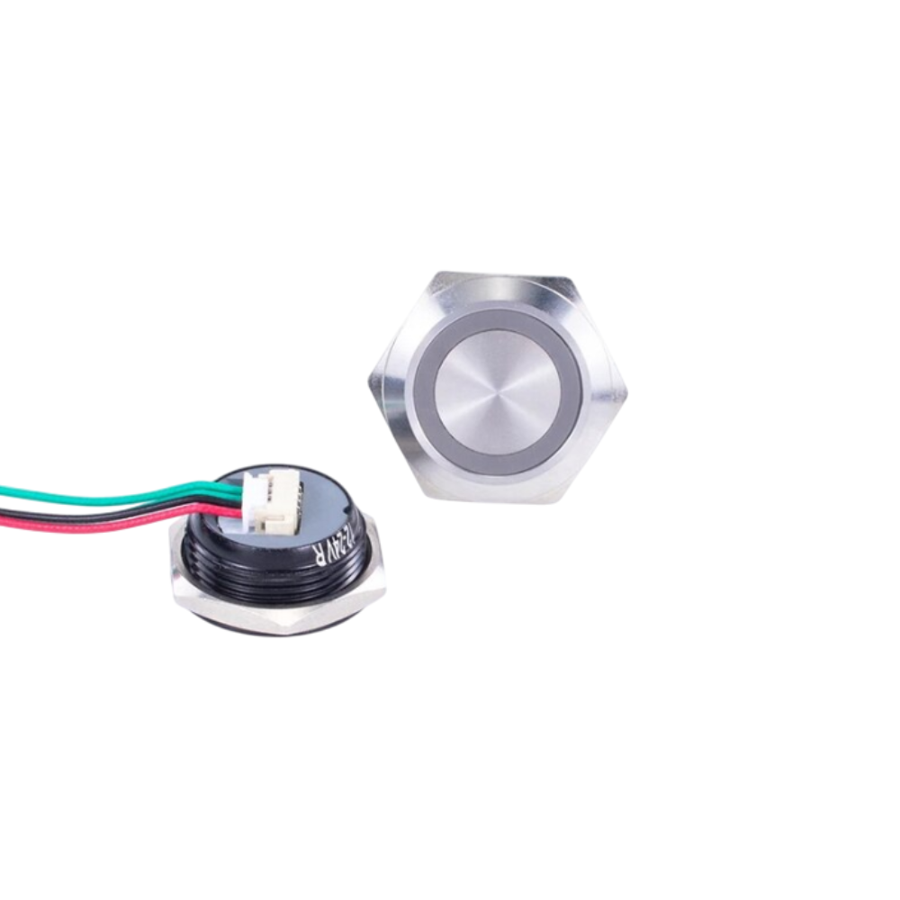 Buton metalic fara retinere, RGB 3-6V, rezistent IP68 [2]