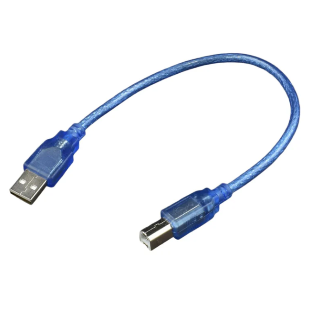 Cablu USB 2.0 A - B 30cm, albastru [2]