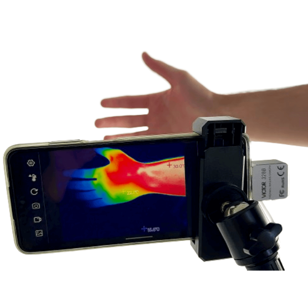 Camera cu termoviziune si infrarosu pentru telefon/tableta, rezolutie 256x192, -15 / 600°C, Victor 328B [3]