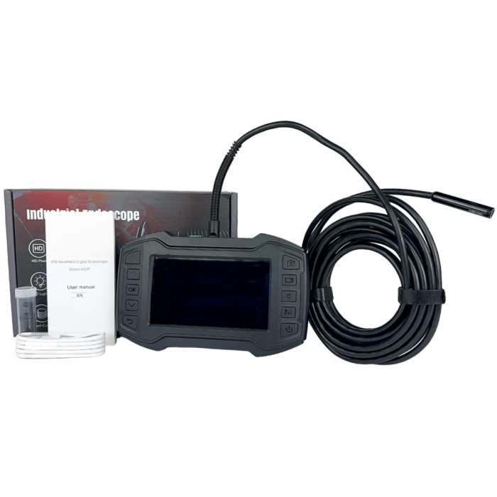 Camera endoscopica 720P cu display LCD, 2 camere, 8mm x 5m [3]