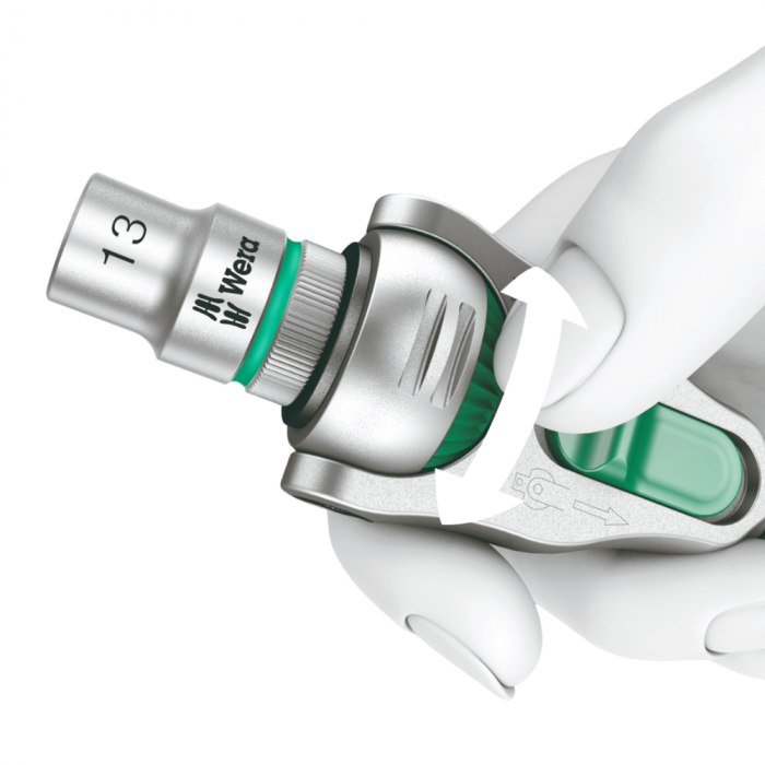Cheie cu clichet 8000 A Zyklop, 1/4" drive Wera 05003500001 [7]