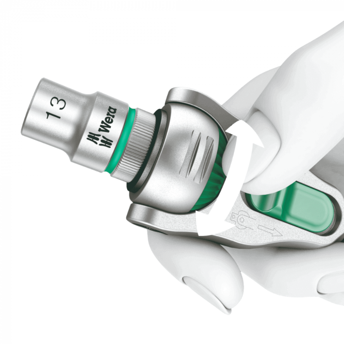 Cheie cu clichet 8000 B Zyklop, 3/8" drive Wera 05003550001 [7]