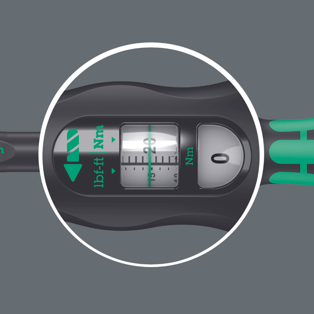 Cheie dinamometrica cu clichet, 20-100 N*m, 3/8", Click-Torque B 2, Wera 05075611001 [2]