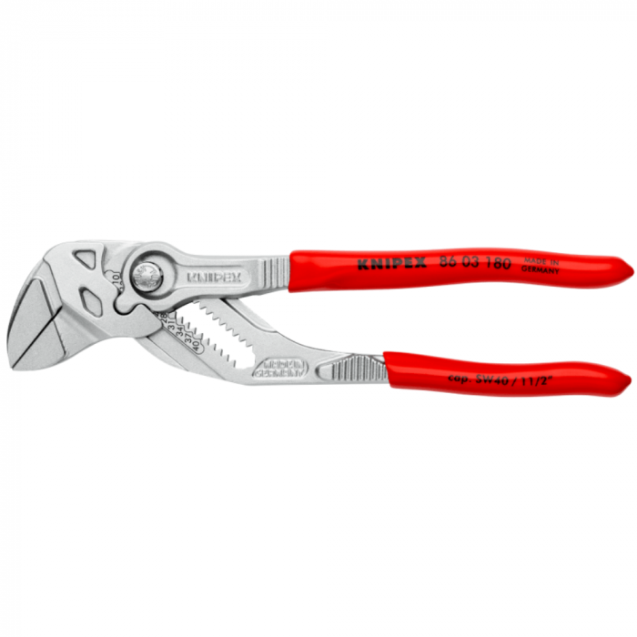 Cheie reglabila 2-in-1 180mm, Knipex 86 03 180