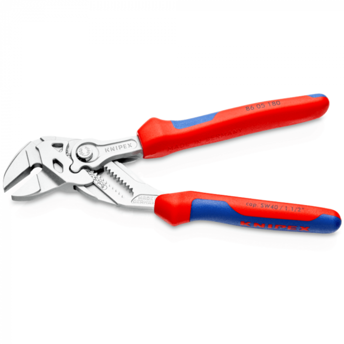 Cheie reglabila 2-in-1 pentru instalatori 180mm Knipex 86 05 180 [2]