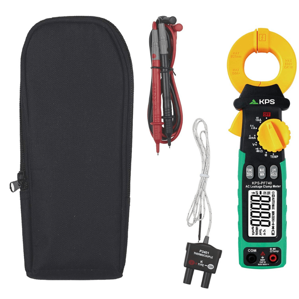 Clampmetru digital pentru curenti de scurgere, 1mA-150A AC, 600V AC/DC, TRMS, KPS PF740 [2]