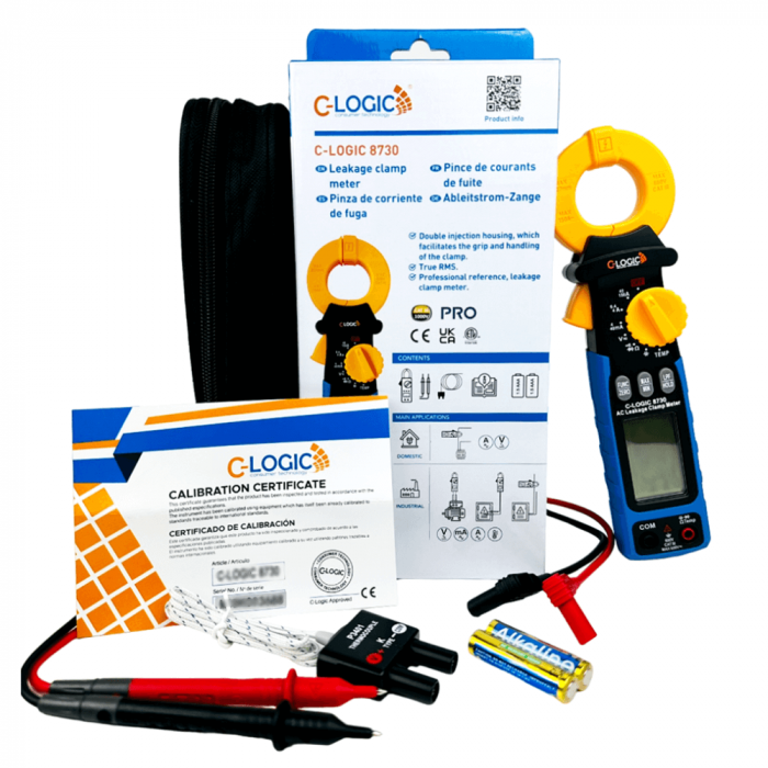 Cleste ampermetric pentru curenti de scurgere 4mA-150A AC TRMS, C-LOGIC 8730 [3]