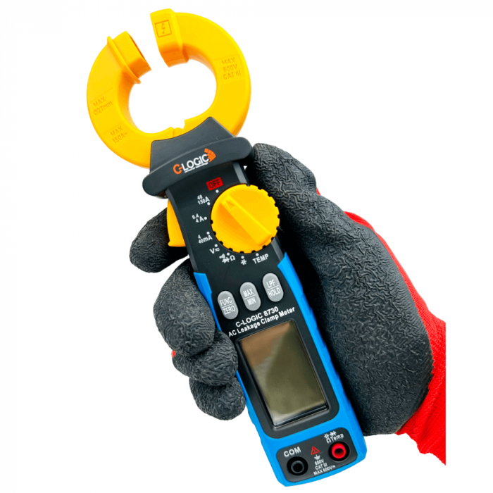 Cleste ampermetric pentru curenti de scurgere 4mA-150A AC TRMS, C-LOGIC 8730 [2]
