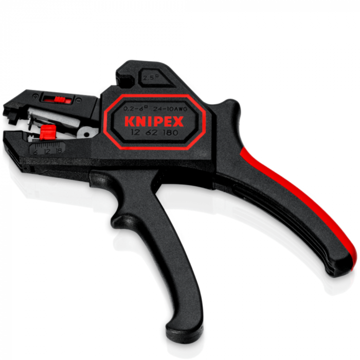 Cleste automat pentru dezizolare conductori, Knipex 12 62 180 [2]
