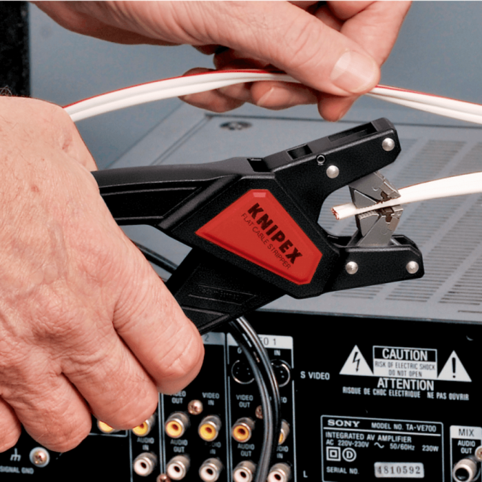 Cleste automat pentru dezizolarea cablurilor plate, 0.75 - 2.5 mm², Knipex 12 64 180 [3]