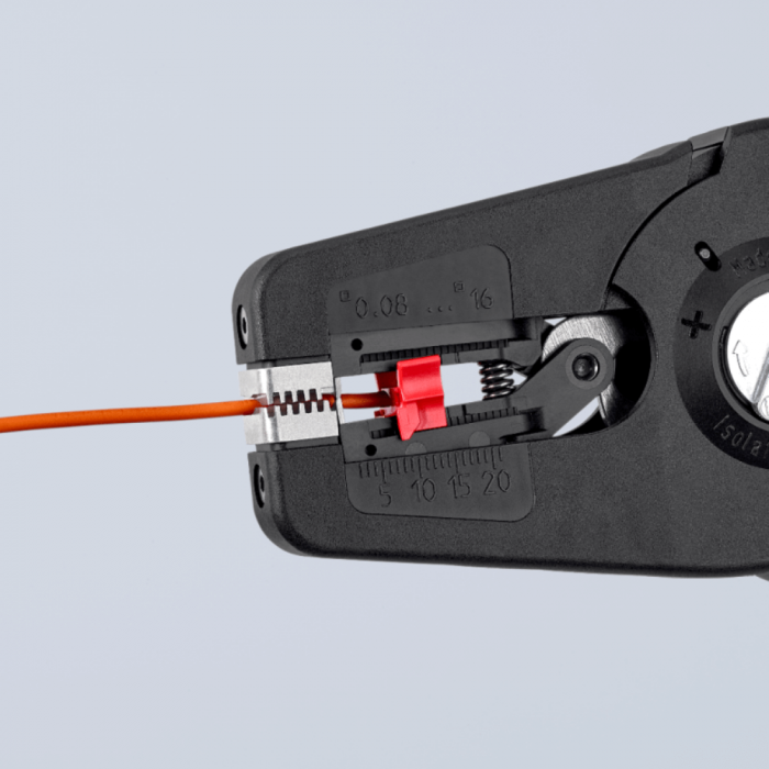 Cleste dezizolator automat pentru conductori, 0.08 - 16.0 mm², Knipex PreciStrip16 12 52 195 [3]