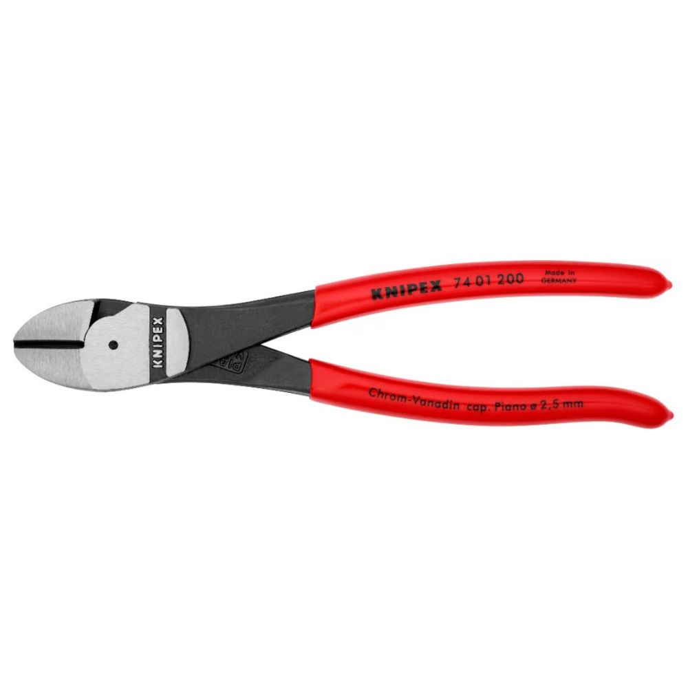 Cleste cu taiere diagonala, 200mm KNIPEX 74 01 200