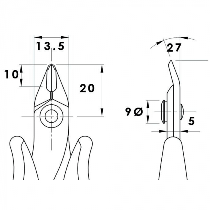 Cleste electronist de precizie, 1.3 mm, Piergiacomi TR 25 [2]
