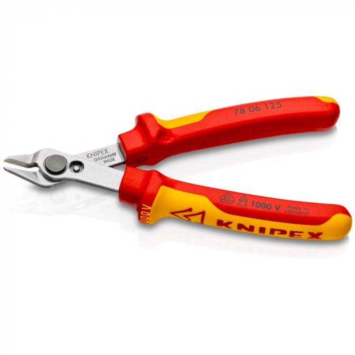 Cleste VDE de precizie pentru electronisti, Knipex Electronic Super Knips 78 06 125 [2]