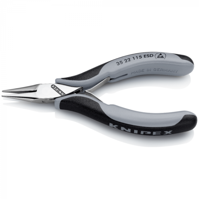 Cleste ESD de precizie pentru sisteme electronice, Knipex 35 22 115 ESD [2]