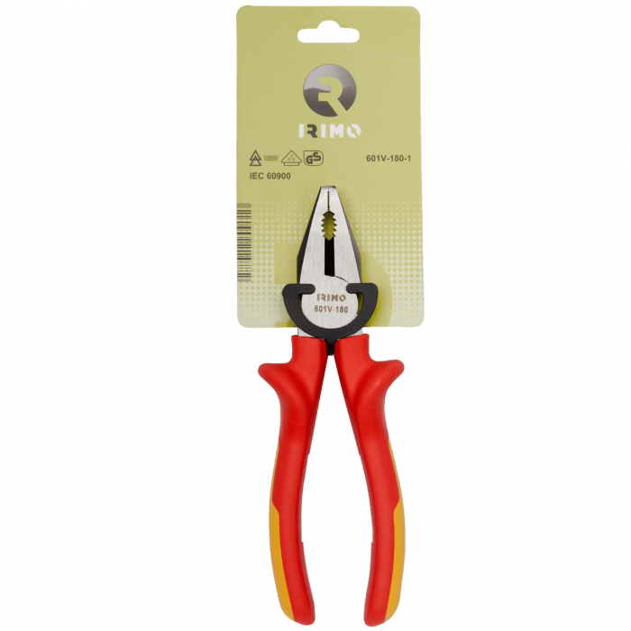Cleste combinat electricieni izolat VDE 1000V 160mm Irimo 601V-160-1 [5]