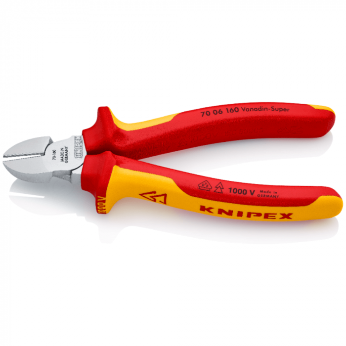 Cleste VDE 1000V cu tais lateral, 160mm, Knipex 70 06 160 [2]