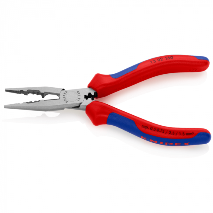 Cleste multifunctional cu nas lung, 160mm, Knipex 13 02 160 [2]