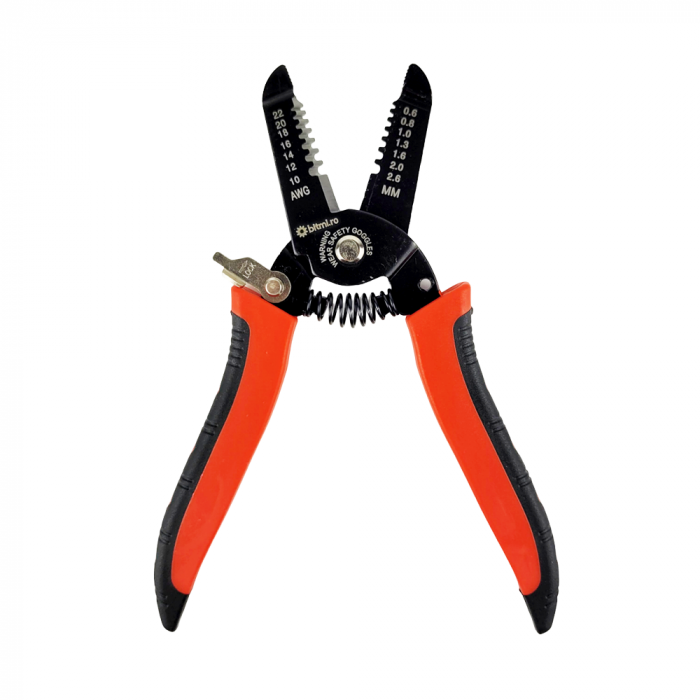 Cleste pentru dezizolat si taiat cabluri electrice 0.6 - 2.6mm², Bitmi 10110 [2]