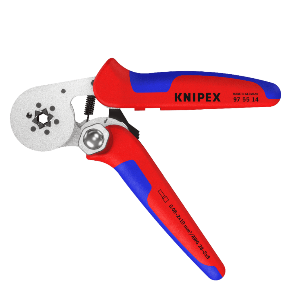 Cleste sertizare pini 0.08 - 2x10 mm², cu autoreglaj, Knipex 97 55 14 [2]